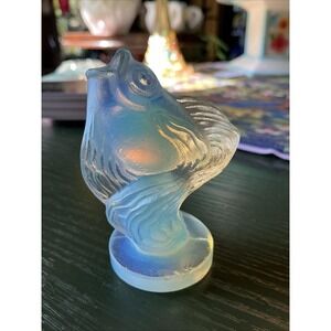 Vintage Sabino Opalescent Art Glass Mini Figure 2.5"‎ Koi Fish French